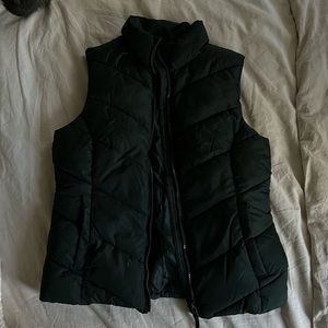 Dark green vest